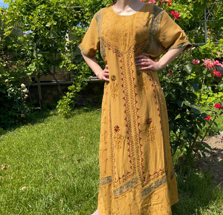 Rochie Lunga Brodata Miuta 108 [1]