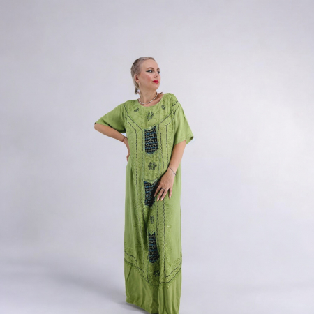 Rochie Lunga Brodata Miuta 84 [4]