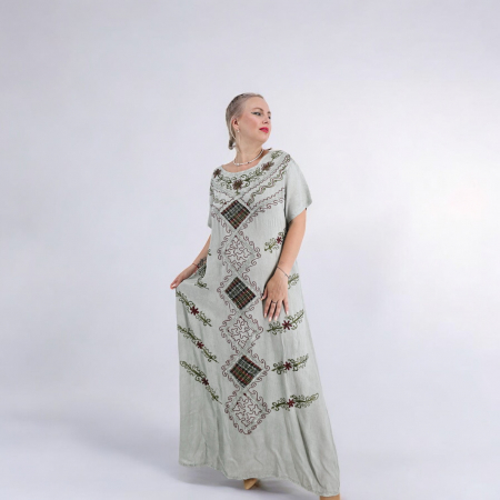 Rochie Lunga Brodata Miuta 86 [4]