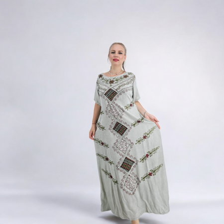 Rochie Lunga Brodata Miuta 86 [1]