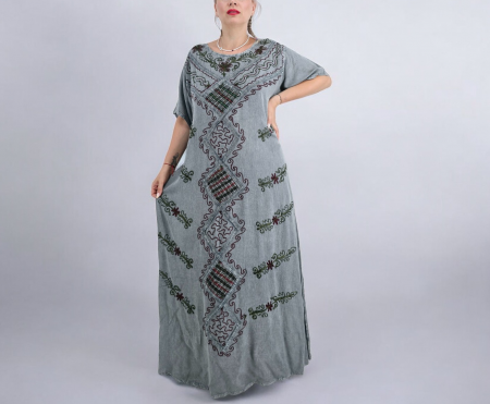 Rochie Lunga Brodata Miuta 88 [1]