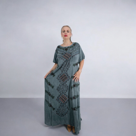 Rochie Lunga Brodata Miuta 89 [2]