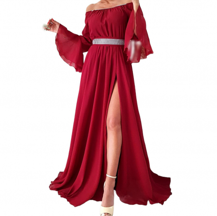 Rochie lunga cu motive elegante Miranda [1]