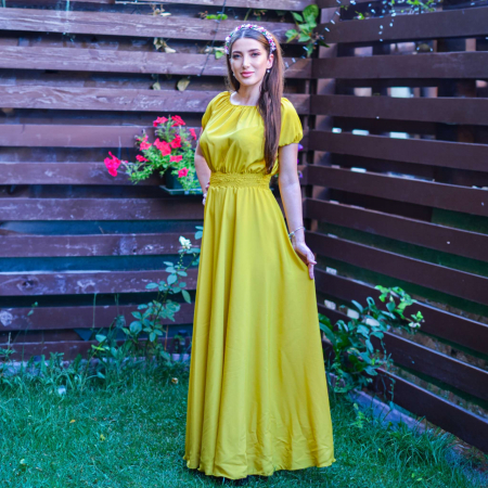 Rochie Lunga Galbena - Gabi [1]