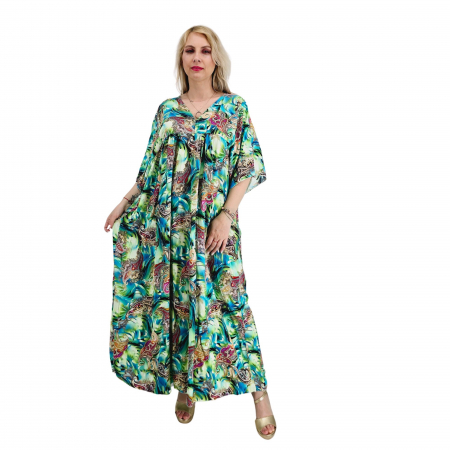 Rochie Lunga de Vara din saten Iza 2 [1]