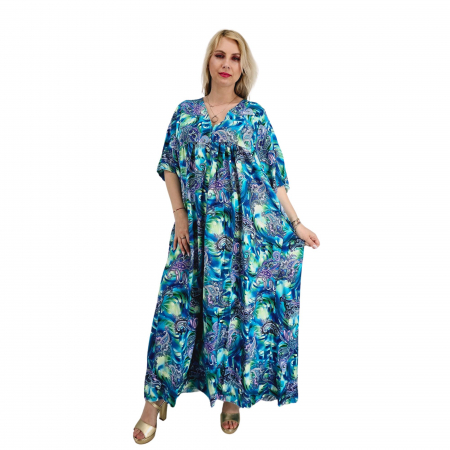 Rochie Lunga de Vara din saten Iza 2 [1]