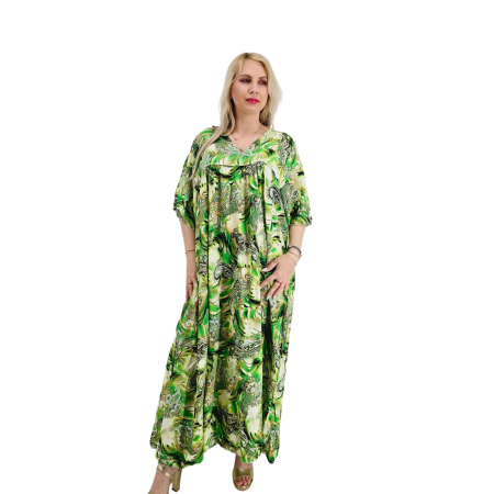 Rochie Lunga de Vara din saten Iza 2 [2]