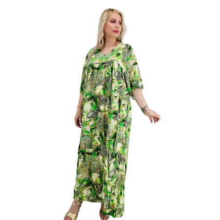 Rochie Lunga de Vara din saten Iza 2 [1]