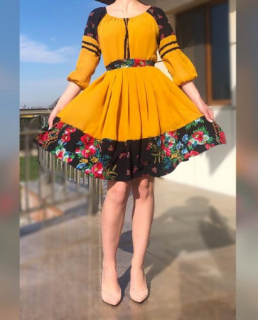 Rochii Elegante - Rochie Traditionala Neta