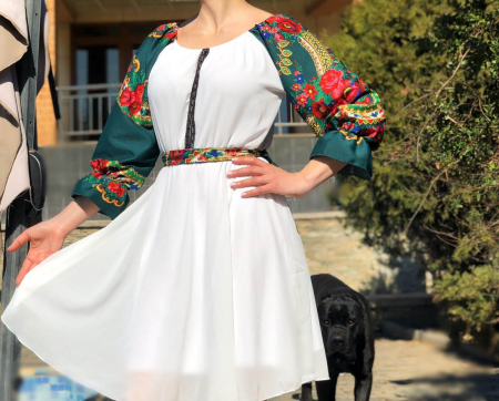 Rochie stilizata cu motive traditionale Viorela 2 [1]