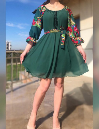 Rochie stilizata cu motive traditionale Viorela 2 [1]