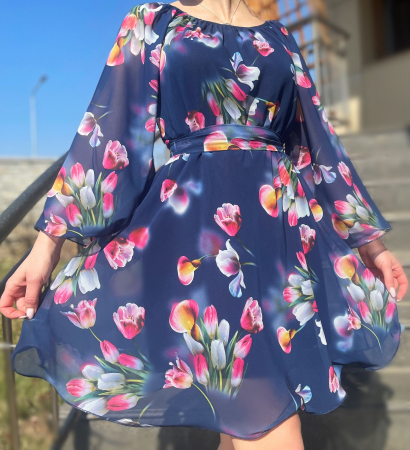 Елегантни рокли - Rochie stilizata cu motive traditionale Florinela 4