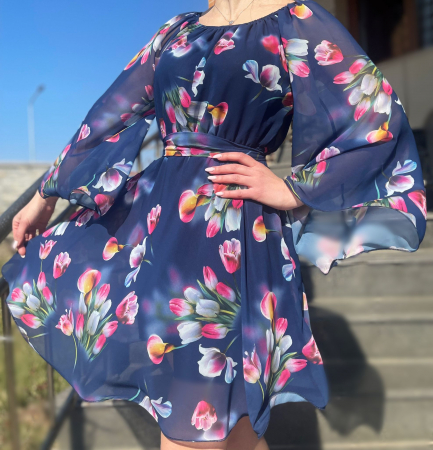 Rochie stilizata cu motive traditionale Florinela 4 [1]