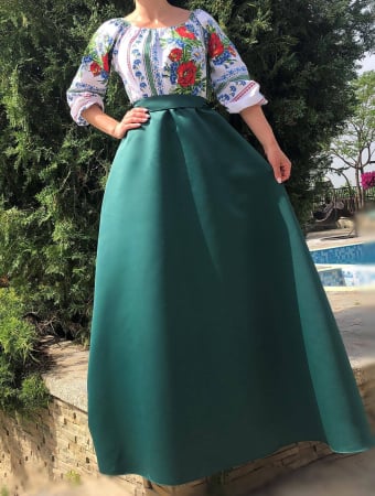Rochie Traditionala stilizata cu Maci 8 [2]
