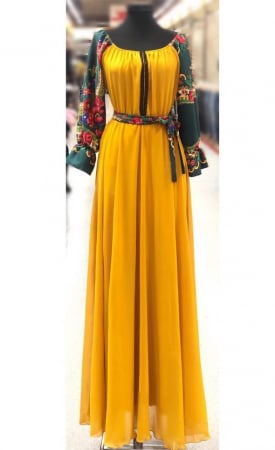 Елегантни рокли - Rochie Stilizata cu motive traditionale Viorela