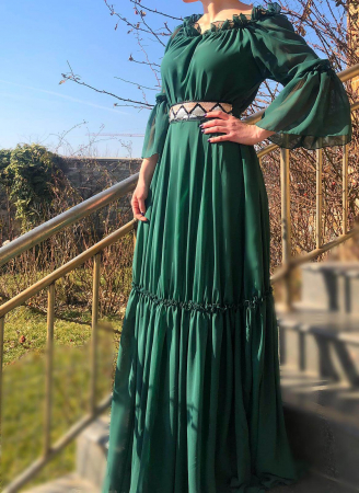 Rochii Elegante - Rochie stilizata lunga Madalina