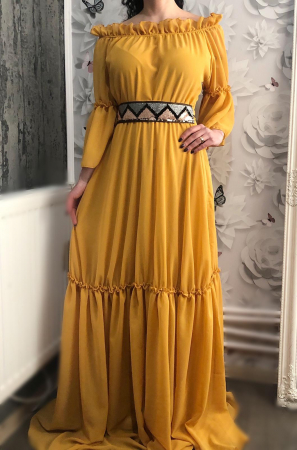 Rochii Elegante - Rochie stilizata lunga Madalina