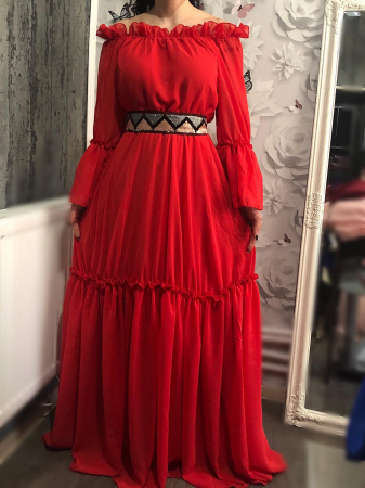 Rochii Elegante - Rochie stilizata lunga Madalina
