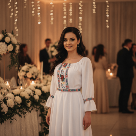 Rochii Elegante - Rochie Stilizata Traditional - Cristina