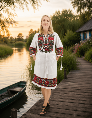 Rochii traditionale - Rochie Traditionala Agripina
