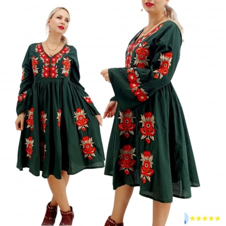 Рокли с бродерия - Елегантна рокля Alexia 3