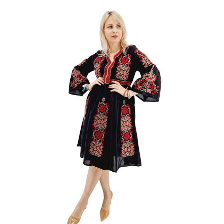Рокли с бродерия - Rochie Traditionala Anabela 29