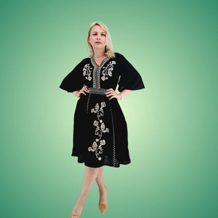 Рокли с бродерия - Rochie Traditionala Geta