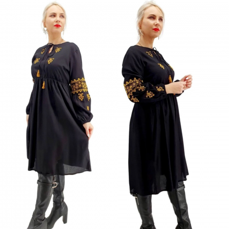 Рокли с бродерия - Rochie Traditionala Aneta 2