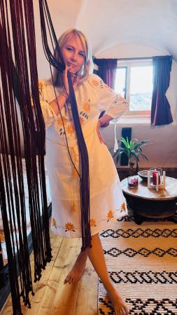 Рокли с бродерия - Rochie Traditionala Anne 10