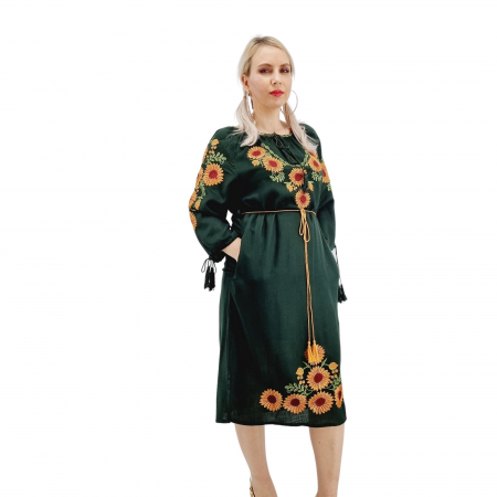 Рокли с бродерия - Rochie Traditionala Anne 3