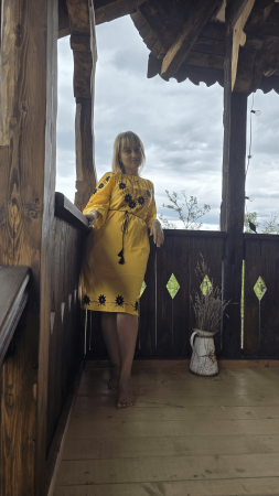 Рокли с бродерия - Rochie Traditionala Anne 8