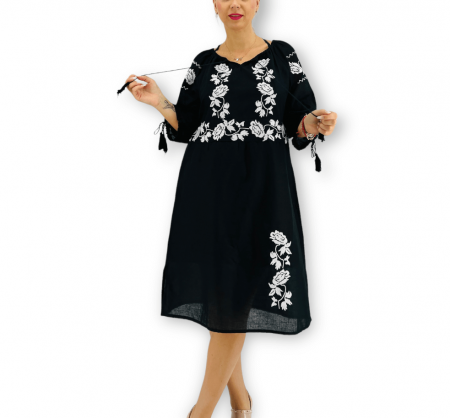 Рокли с бродерия - Rochie Traditionala Chiara