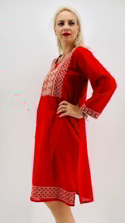 Рокли с бродерия - Rochie Traditionala Bella 11