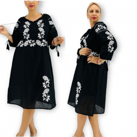 Рокли с бродерия - Rochie Traditionala Chiara