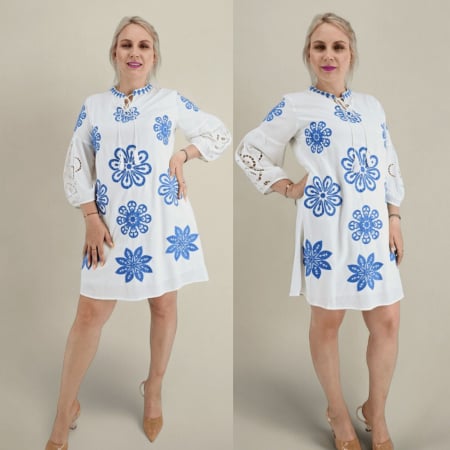 Рокли с бродерия - Rochie Traditionala Crenguta