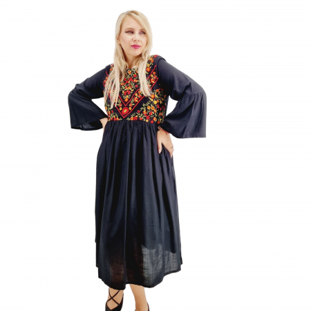 Рокли с бродерия - Rochie Traditionala Cristina 27