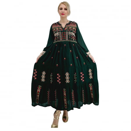Рокли с бродерия - Rochie Traditionala Cristina 29