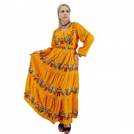 Рокли с бродерия - Rochie Traditionala Cristina 26