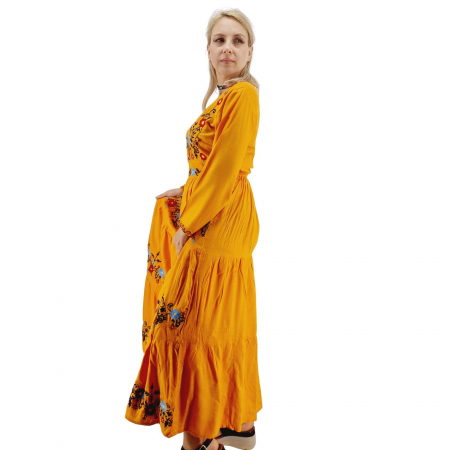 Рокли с бродерия - Rochie Traditionala Cristina 26