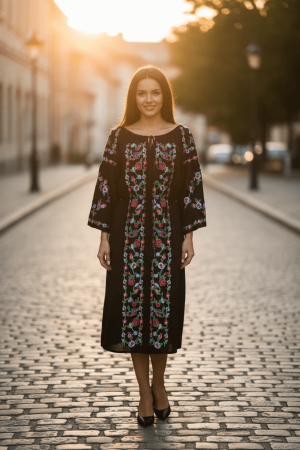Rochie Traditionala cu broderie Dafina 3 [1]