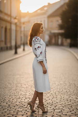 Rochie Traditionala cu broderie Dafina 2 [2]