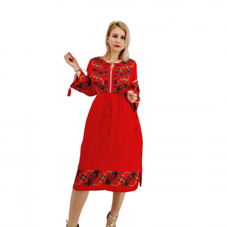 Rochii traditionale - Rochie Traditionala cu broderie Lidia 3
