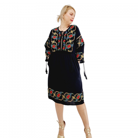 Rochie Traditionala cu broderie Lidia 4 [4]