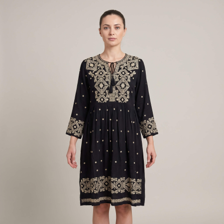 Rochii traditionale - Rochie Traditionala cu broderie Melania 6