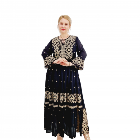 Rochie Traditionala cu broderie Melania 2 [3]