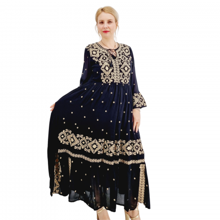 Rochie Traditionala cu broderie Melania 2 [4]