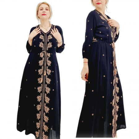 Rochie Traditionala cu broderie Sabina [6]