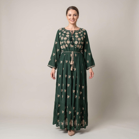 Rochii traditionale - Rochie Traditionala cu broderie Sara 10