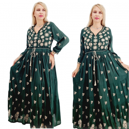 Rochie Traditionala cu broderie Sara 10 [3]