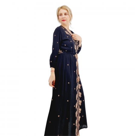 Рокли с бродерия - Rochie Traditionala cu broderie Sabina